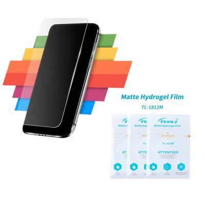 China 3D TPU Cell Phone Soft Hydrogel Frosted Screen Protector Tpu Matte Hydrogel Film For Mobile Phone Any Size for sale