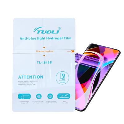 China Mobile Phone OEM Good Quality Self Healing Mobile Front Film For Hydrogel Cutting Machine Tpu Hydrogel Anti-Blue Film Auto Repair for sale