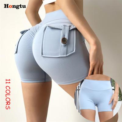 China 2022 New Design Breathable Women Tummy Control Butt Lift Slimming Pocket Yoga Abbreviation CRACK! crack! the sale for sale