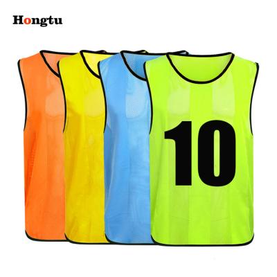 China Shirts & Cheap Team Vest Mesh Soccer Training Bibs Football Vest Soccer Jersey Factory Direct Custom Training Vest Tops for sale