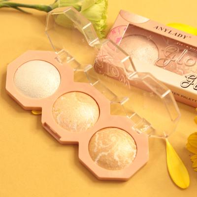 China Professional Custom Mini Blush Blusher Highlighter Palette Private Label Waterproof Matte and Shimmer Powder Cream Blush Palette for sale