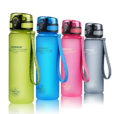 China 1000ML/32oz UZSPACE Sustainable Sports Water Bottle Eco-friendly Colorful Frosted Tritan Drinking Water Bottle for sale