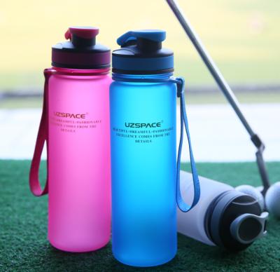 China 1000ml uzspace viable tritan bpa free plastic water bottle for sale