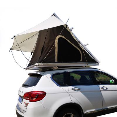 China Camouflage/Field Play Factory Sales Car Shell Aluminum Hard Roof Top Tent for sale