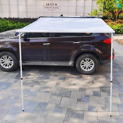 China Diagonal tying type multi side car tent optional car tent quicky open tent with change room and mesh room for sale