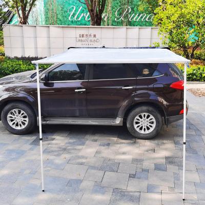 China New Design Car Awning Aluminum Pole Tent Diagonal Bracing Type Roof Top Awning For Car for sale