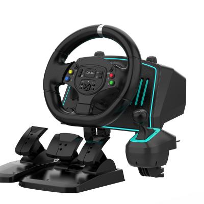 China With Speaker New Arrival Hot Selling Volante Clutch and Pedal 1080 Degree Game Racing Steering Wheel Simulator for sale