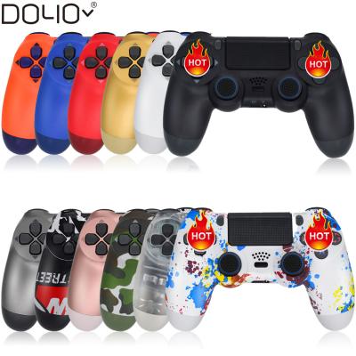 China Wholesale Factory Price Dual Touch Buttons Shock 4 Radio Joystick Gamepad Controller For Ps 4 Console PC Game for sale