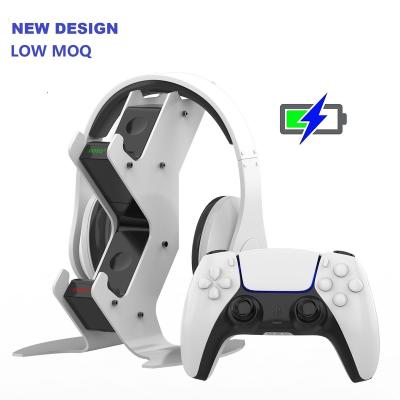 China Charger Station Dock 2022 Game Controller Charging Station Charger Dock Headphone Stand PS 5 New For Playstation 5 Game Accessories for sale