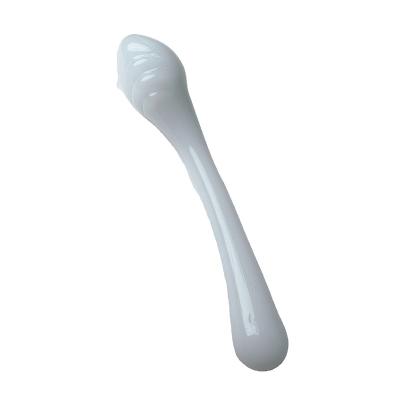 China Hot Sale White Glass Butt Plug Butt Anal Vibration Small for sale