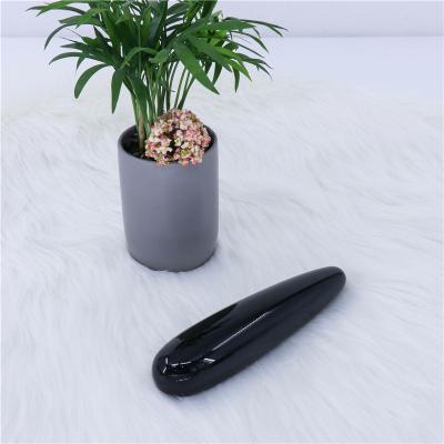 China China big obsidian yoni wand women yoni cat masturbating magic wands obsidian black jade yoni vaginal wands for sale