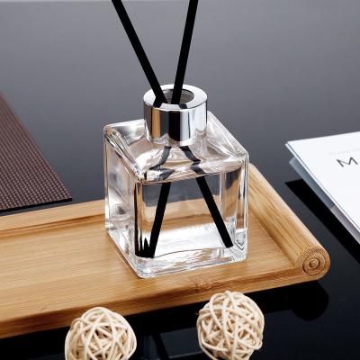 China Scent Aromatherapy Scented Bottle Square Bottle 50ml 100ml 150ml 200ml 500ml Tubular Diffuser Bottle for sale