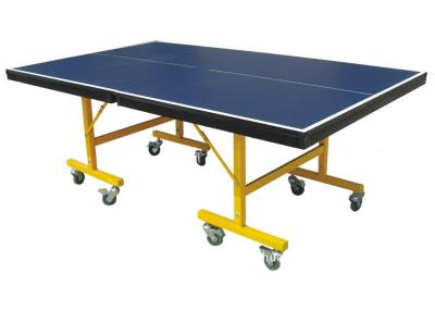 Cina La Tabella minore portatile di ping-pong facile installa la singola piegatura con le ruote in vendita