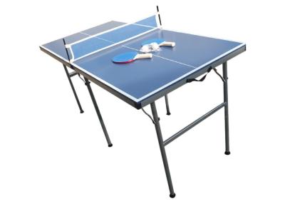 Cina Tavola da ping-pong minore di colore blu, Tabella di taglia media portatile di ping-pong per il gioco della famiglia in vendita