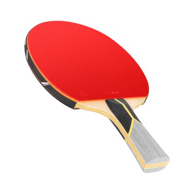 China Raquetas de tenis de mesa de goma invertida y de fibra de carbono con material de cuchilla en venta