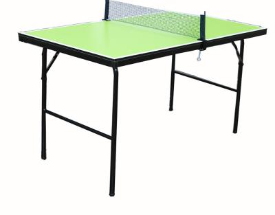 China Mini Kids Table Tennis Table With Leg And Frame 12mm MDF Top Multi Function for sale