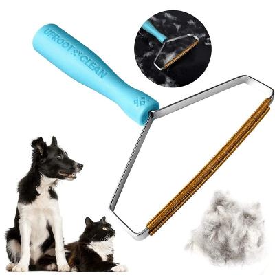 China Viable Pet Supplies Hot Selling Cat Dog Hair Remover Brush Portable New Amazon Design Pet Hair Remover Grooming Fiber Rollers And Brushes for sale