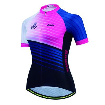 China Breathable Price International Women's Cycling Wear Sets Cycling Jersey Tops Cycling Clothes Women for sale