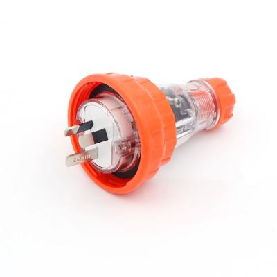 China Hot Sale JH 56P310 10A 250V Industrial Australian 3 Pin Flat Plug Industrial Socket IP66 for sale