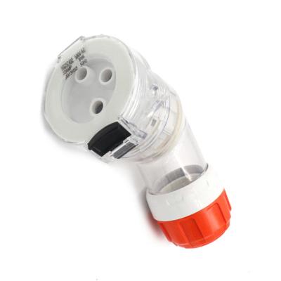 China Industrial Hot Sale ASC332 250V 32A 3 Pin Australian Angle Extension Waterproof Socket for sale