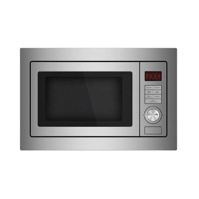 China Hotel 25L Microwave Oven Ss Cavity Digital Red LED Display Control With Grill Function Built In Microwave Oven for sale