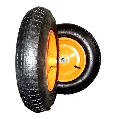 China Construction material stores PR2400 size 3.25/3.00-8 penumatic wheel for sale