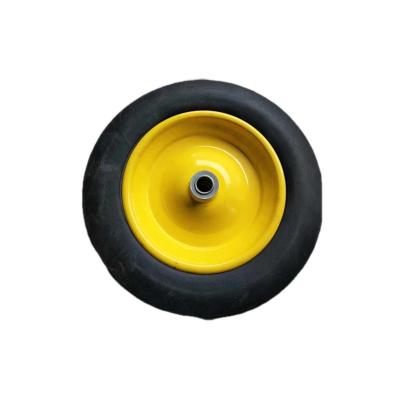 China Garment Shops 14 Inch PU Polyurethane Foam Puncture Proof Tire Flat Freewheel for sale