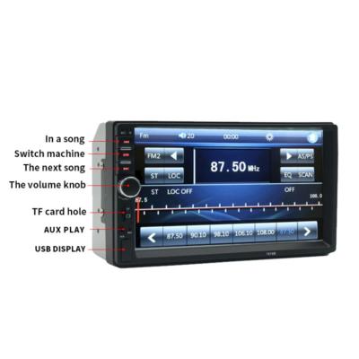 China Car Radio Touch Mp5 7 Inch Retractable Car Video 7 Inch MP5 Car Monitor GPS Wifi Mp5 Touch Screen Usb for sale