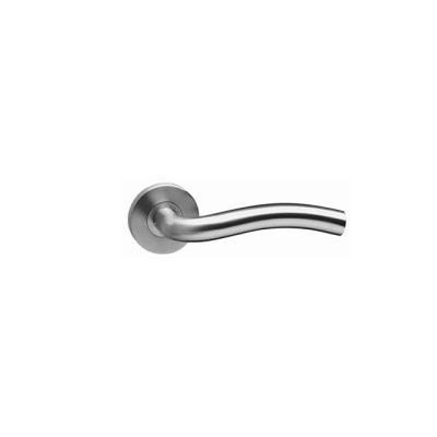 China Long Durable Good Price Living Room Home Door Lever Handle Stainless Steel Tube Door Handle for sale