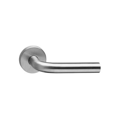 China Modern L Shape Door Handle 304 Stainless Steel for sale