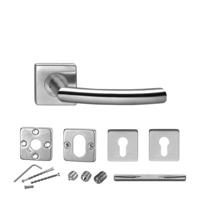 China Modern China Manufacture Stainless Steel With Square Cover Furniture Door Handle for sale