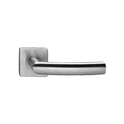 China 2021 Traditional European Custom Design Fine Single Inner Square Door Handle Cover Wood Lever Handle for sale