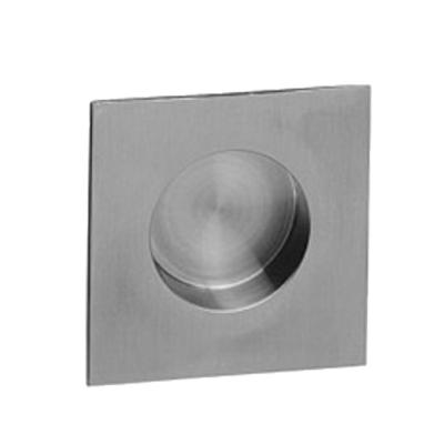 China Modern Square Shape Stainless Steel Flush Recessed Sliding Door Pull Handle for sale