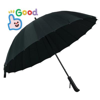 China Fashion High Grade Chinese Solid Wood Shaft Business Country RTS Manufacturer Straight Umbrella for sale