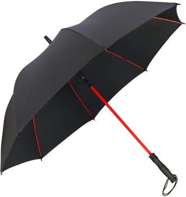 China Windproof Vintage Golf Umbrella Fiberglass Auto Axle Ribs Waterproof Umbrella For Women Men for sale