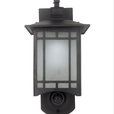 China Chinese Black Metal Lantern Wall Lamp Light Style Home Decor Glass with Doorbell Vedic IPL102 One Year IPL102 Undetermined for sale