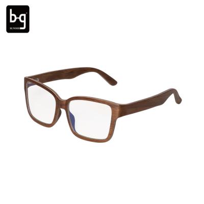 China Latest Wholesale Acetate Wooden Eyewear Glasses Men Women Optical Frames for sale