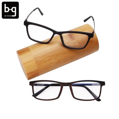 China Optical Frames 2022 Wood Wooden Eye Glasses And Metal Optical Glass Optical Frame Fashion Eyewear for sale