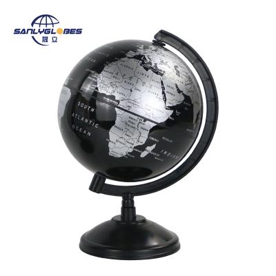 China Education/gifts/supermarket wholesale price on decorative world map globe 10.6cm arched ruler plastic globe for sale supplier purchase in advance for sale