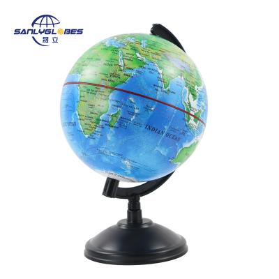 China Education/Gifts/Supermarket OEM ODM World Map Globe 14cm Arched Ruler Plastic Globe Science Education Earth Globe for sale