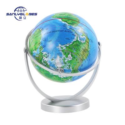 China Education World Small Size Universal Political Sector Globe Christmas Gifts Plastic Crafts/Gifts/Supermarket 14cm for sale