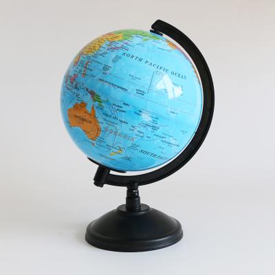 China Education/Gifts/Mini Supermarket LED World Mini Design 14cm Sector Political Plastic Ruler Globe Globe Map for sale