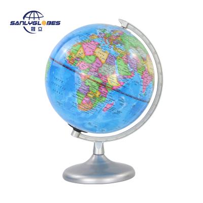 China Educational Globes/Gifts/Geographic Toys Child Supermarket Political Area Globe With Metal Base for sale