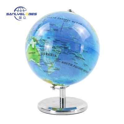 China 12 inch size world lobe map decorative earth globe metal base education/gifts/order large supermarket online wholesaler for sale