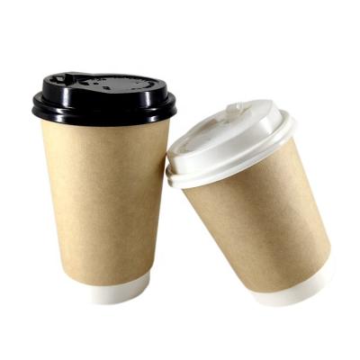 China Gold Stamping Double Wall Paper Recyclable Disposable Custom Printing Logo Insulated Nordic Coffee Cup With Lid for sale