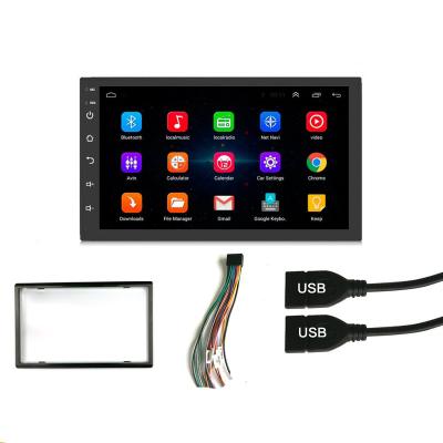 China GPS 7 Inch 2.5D Touch Screen For Android 10.0 2GB RAM 32GB ROM Car Stereo GPS Uniiversal 2 Din Multimedia Player Car Radio for sale