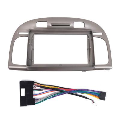 China Brief & Single Color Car GPS Navigation Panel For KIA RIO 2007 9 Headuint Radio Car Radio Din Frame 2 Panel Panel Inch Screen Fascias Frame for sale