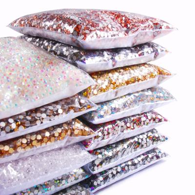 China Factory Wholesale Sky Yantuo Bag Eco-friendly Star Big Flat Back Brilliant Bulk Fake Stone,Non Hotfix Stone Crystals,Used For Jewelry for sale