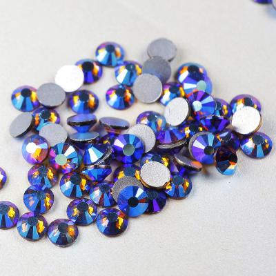 China Eco-Friendly Smoky Topaz AB Over 120 Colors Fake Stone Wholesale Flatback Loose Non-Hot Fix Rhinestones For Makeup Brush for sale