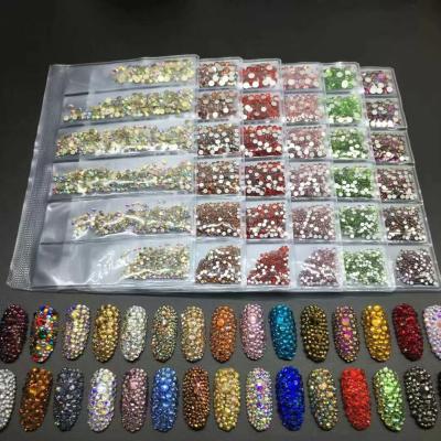 China Pujiang Yantuo Crystal Co Six Blanks Multi Size Mixed Random Size Flat Back Rhinestones Eco-Friendly Crystal Diamond Stone for sale